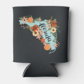 Citrus Florida Staat Silhouette Dosenkühler (Vorderseite)