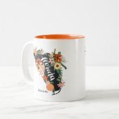 Citrus Florida Staat Silhouette & Stadt Zweifarbige Tasse (Vorderseite Links)