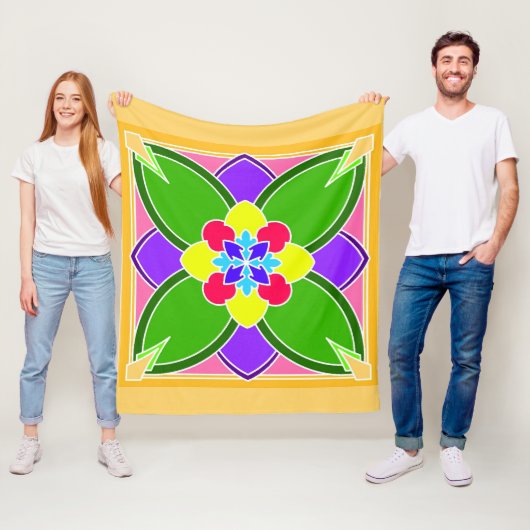 Citrus Frühstück Fleecedecke (Beispiel)