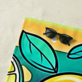 Citrus Fruit Art Design Strandtuch (Beispiel)