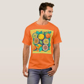 Citrus Fruit Art Design T-Shirt (Vorne ganz)