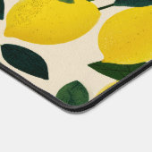 Citrus Fruit Art Summer Lemons Pattern Cheerful Schreibtischunterlage (Ecke)