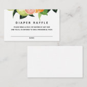 Citrus Fruit Diaper Umschließungskarte Begleitkarte (Vorne/Hinten)