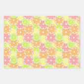 Citrus Fruit Geschenkpapier Set (Vorderseite 2)