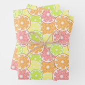 Citrus Fruit Geschenkpapier Set (Beispiel)