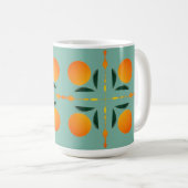 Citrus Fruit Grafik Kaffeetasse (VorderseiteRechts)