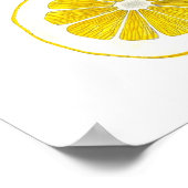 Citrus Fruit Lemon Botanical Print no. 11 Wall Art Poster (Ecke)