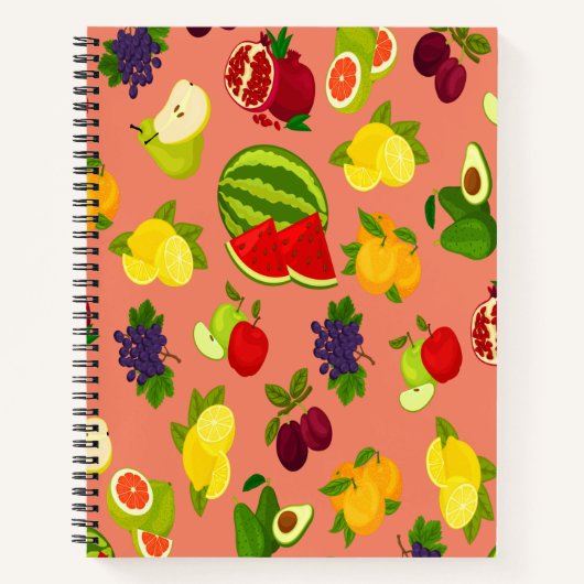 Citrus Fruit-Notebook Notizblock (Vorderseite)