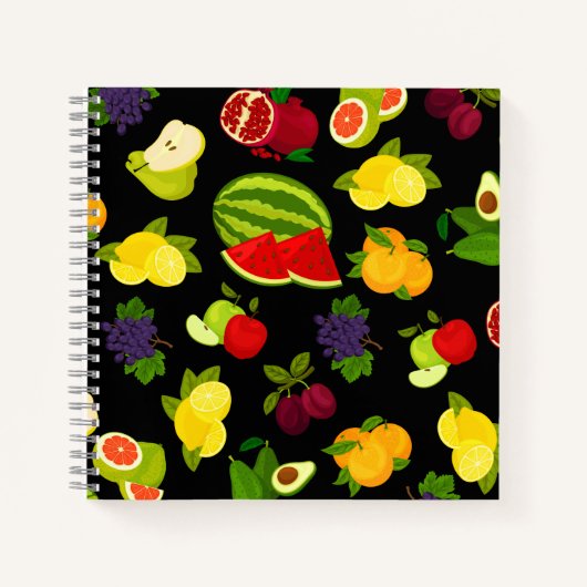 Citrus Fruit-Notebook Notizblock (Vorderseite)