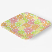 Citrus Fruit Pappteller (Gewinkelt)