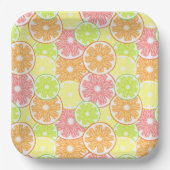 Citrus Fruit Pappteller (Vorderseite)