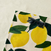 Citrus Fruit Pattern Summer Lemons Mediterranean Strandtuch (Beispiel)
