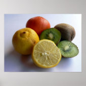 Citrus Fruit Print Poster (Vorne)