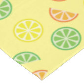 Citrus Fruit Slice Niedlich Erster Geburtstag Lemo Tischdecke (Schrägansicht)