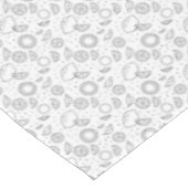 Citrus fruits Lemon Black Hand drawn Modern. Tischdecke (Schrägansicht)