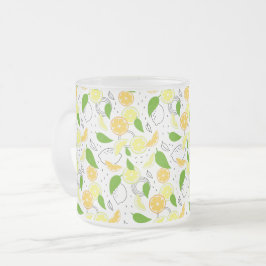 Citrus Fruits Lemon Orange Modern. Mattglastasse