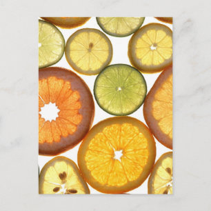 Citrus Fruits Postkarte