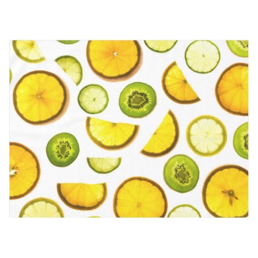 Citrus Fruits Tablecloth Tischdecke (Vorderseite (Horizontal))