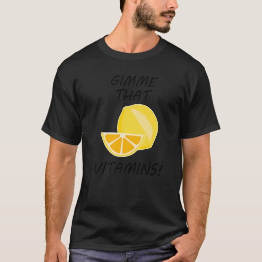 Citrus Fruits Vitamins Lemonade Fruits   T-Shirt (Vorderseite)