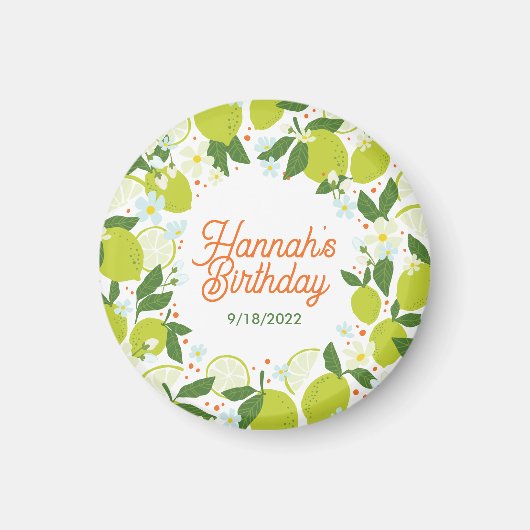 Citrus Garden Magnet - Bearbeiten von Text (Vorne)