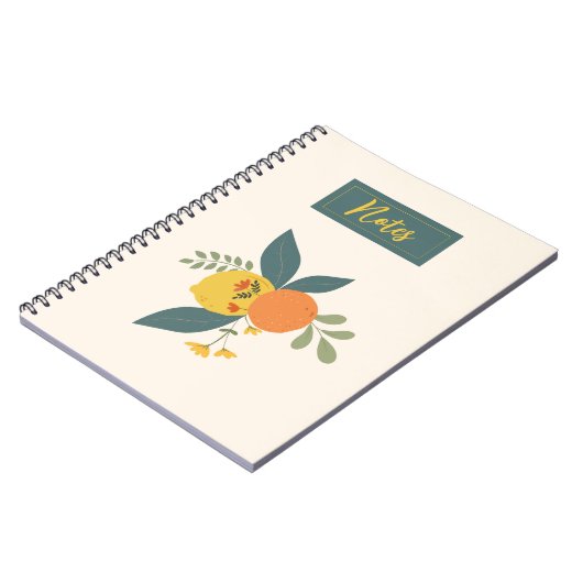 Citrus Garden Notebook Notizblock (Linke Seite)
