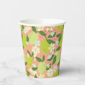 Citrus Garden Peach Pappbecher (Links)