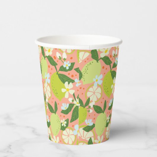 Citrus Garden Peach Pappbecher (Rechts)