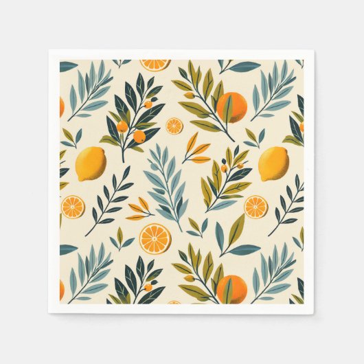 Citrus Garden Serviette (Vorderseite)