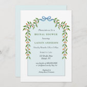 Citrus garland Arch Blass Brautparty Einladung (Vorne/Hinten)