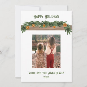 Citrus Garland Feiertagskarte