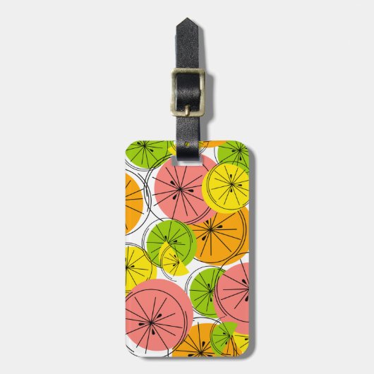 Citrus Gepäckmarke Gepäckanhänger (Vorderseite vertikal)