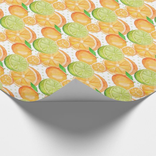Citrus Geschenkpapier (Ecke)