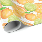 Citrus Geschenkpapier (Rolleneckpunkt)
