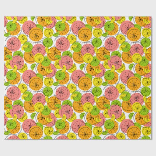 Citrus Geschenkpapier (Flach)
