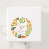 Citrus Got Real Watercolor Fruchtdusche Geschenkanhänger (Beispiel)