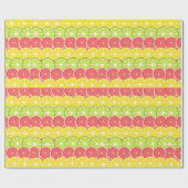 Citrus Grapefruit Limon und Orange Geschenkpapier (Flach)