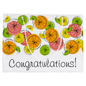 Citrus Gratulation! Geschenktüte groß (Rückseite)