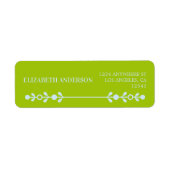 Citrus Green & Coastal Blue Wedding (Vorne)