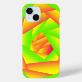Citrus Green Orange Yellow Ombre Abstract Design Case-Mate iPhone Hülle (Rückseite)
