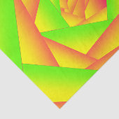 Citrus Green Orange Yellow Ombre Abstract Design Seidenpapier (Ausschnitt)