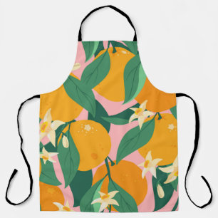 Citrus HandGezeichnet Vintager Stil Schürze