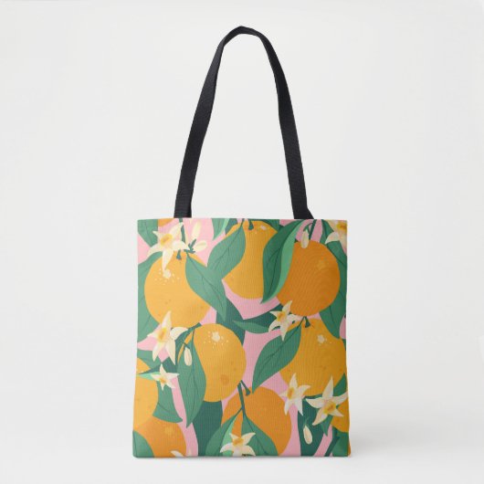 Citrus HandGezeichnet Vintager Stil Tasche (Vorderseite)