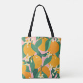 Citrus HandGezeichnet Vintager Stil Tasche (Rückseite)