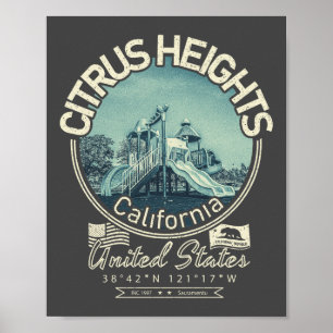 CITRUS HEIGHTS SACRAMENTO KALIFORNIEN POSTER