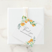 Citrus - Hochzeit Danke Geschenkanhänger (Beispiel)