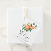 Citrus - Hochzeit Danke Geschenkanhänger (Beispiel)