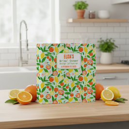 Citrus-Hochzeitsbrause-Brautparty-Rezept (individu 2,5 Cm Ordner