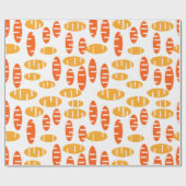 Citrus Holey Ovals Geschenkpapier (Flach)