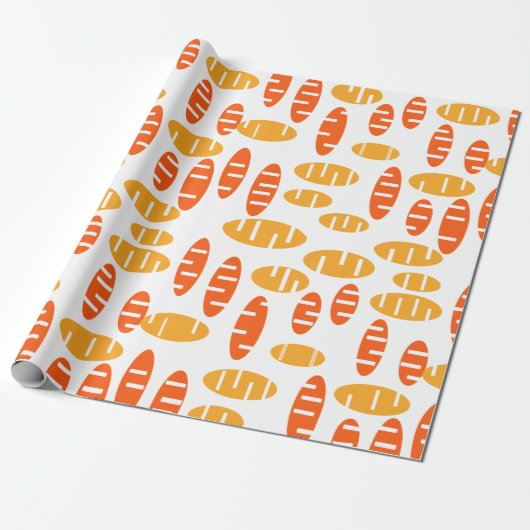 Citrus Holey Ovals Geschenkpapier (Ungerollt)