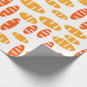Citrus Holey Ovals Geschenkpapier (Ecke)